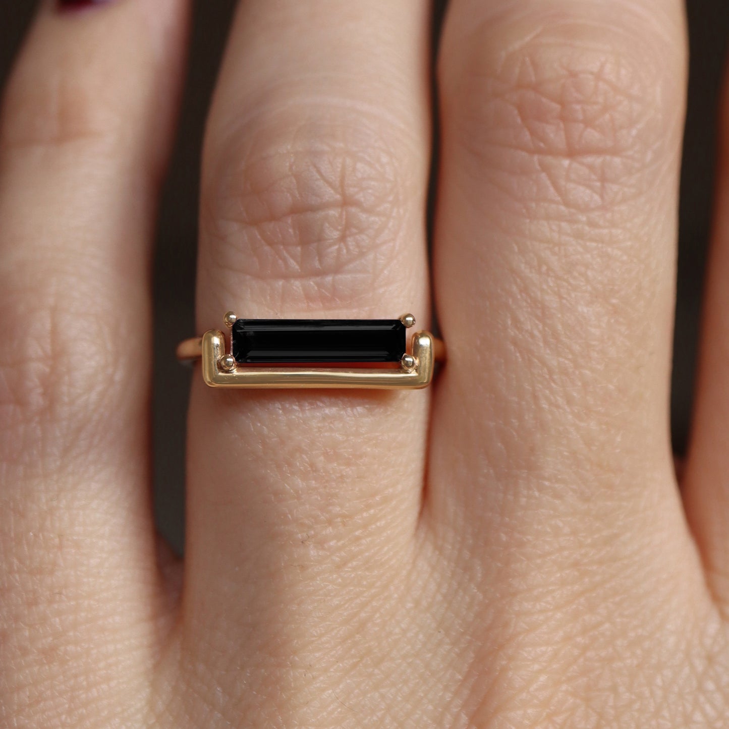 May Ring • Black Spinel •